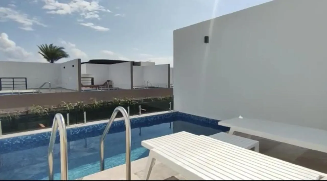Lägenhet Penthouse Con Alberca Privada Y Rooftop Tulum Mexiko